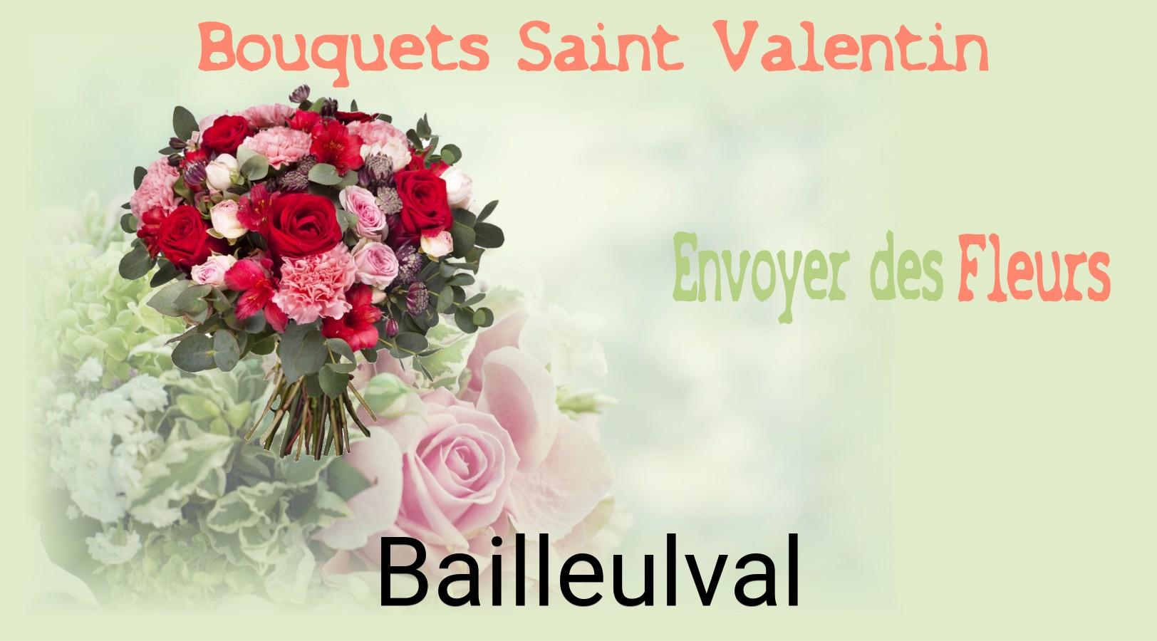 Roses de Saint-Valentin livrées à Bailleulval